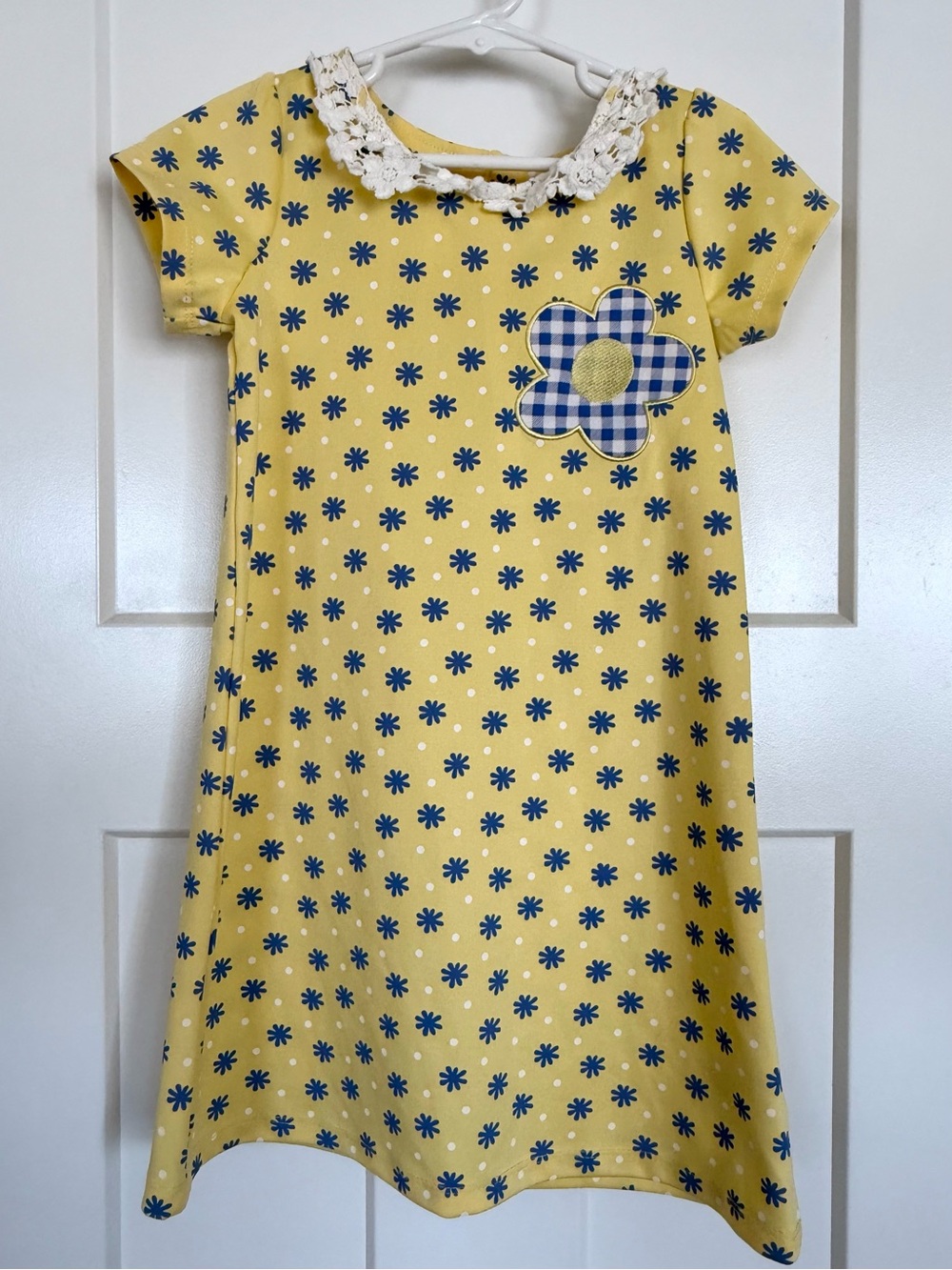 Young & Awesome Girls Yellow Floral Dress Size 4T